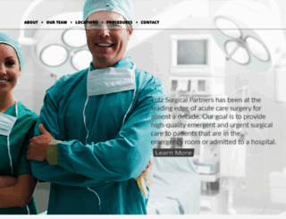lutzsurgicalpartners.com screenshot
