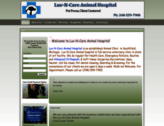 luv-n-carevets.com screenshot