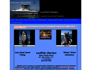 luv2fishcharters.com screenshot