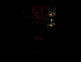 luvstruckyorkshireterriers.com screenshot