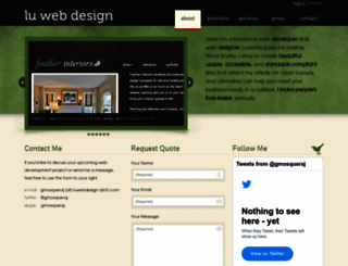 luwebdesign.com screenshot