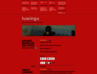 luwingu.wordpress.com screenshot