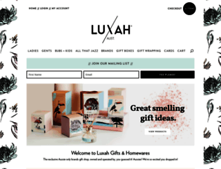 luxah.com.au screenshot
