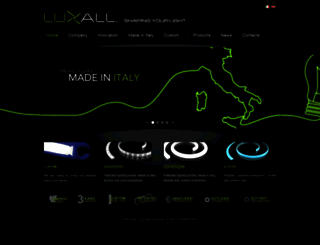 luxall.it screenshot