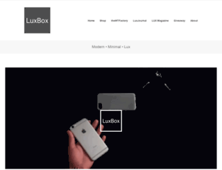 luxboxcase.com screenshot