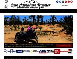 luxeadventuretraveler.com screenshot