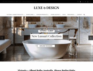 luxebydesign.com.au screenshot