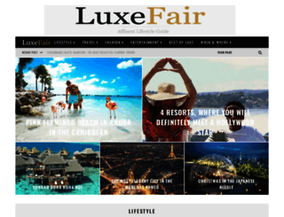 luxefair.com screenshot