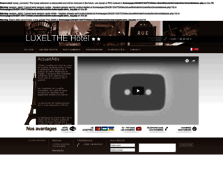 luxelthehotel.com screenshot