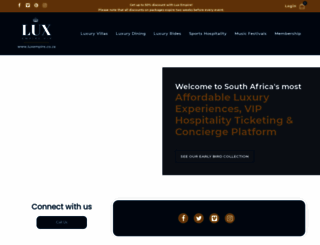 luxempire.co.za screenshot