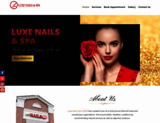 luxenailspavb.com screenshot