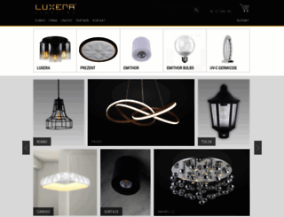 luxera-lighting.com screenshot