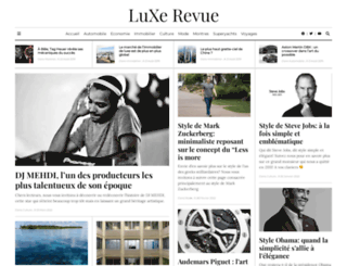 luxerevue.com screenshot