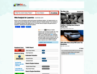 luxervice.com.cutestat.com screenshot