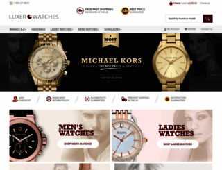 luxerwatches.com screenshot
