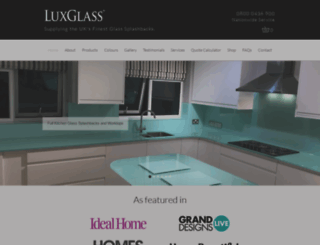 luxglass.co.uk screenshot