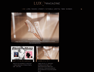 luxmagazine.hr screenshot