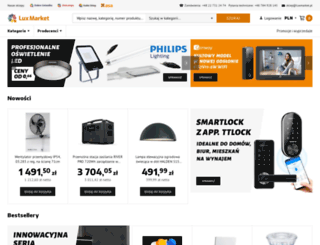 luxmarket.pl screenshot