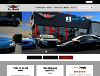 luxmotors.com screenshot