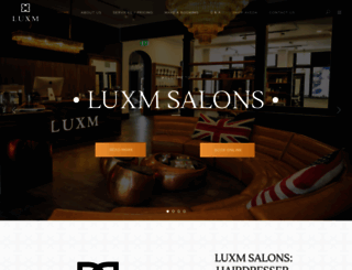 luxmsalons.com screenshot