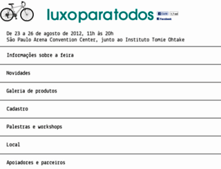 luxoparatodos.com screenshot