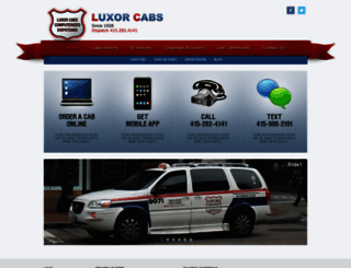 luxorcab.com screenshot