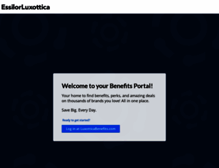 luxottica.benefithub.com screenshot