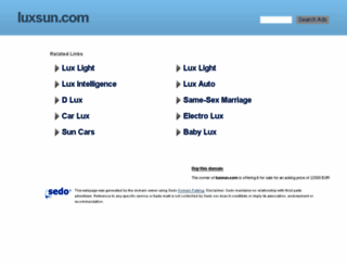 luxsun.com screenshot