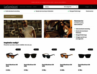 luxsunglasses.nl screenshot