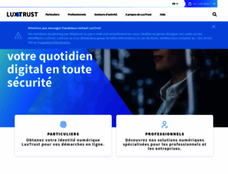luxtrust.com screenshot
