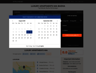 luxury-apartments-mia.budva.hotels-me.net screenshot