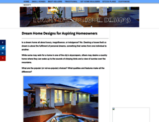 luxury-dream-home-designs.com screenshot