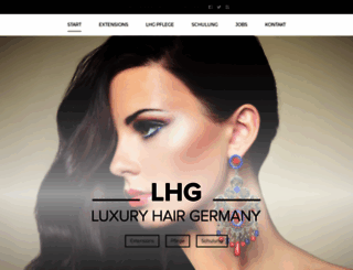 luxury-hair.de screenshot