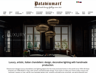 luxury-lighting-pataviumart.com screenshot