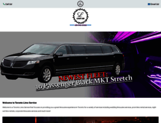 luxury-limo.ca screenshot