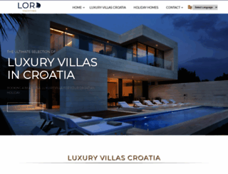 luxury-villas-croatia.com screenshot