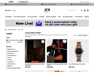 luxury.joigifts.com screenshot