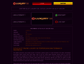 luxury138.com screenshot