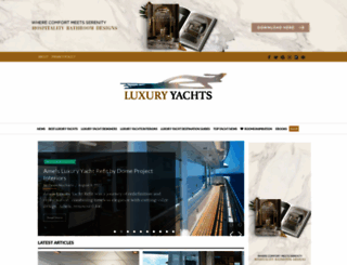 luxuryachts.eu screenshot