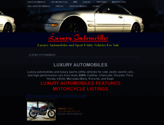 luxuryautomobilesales.com screenshot