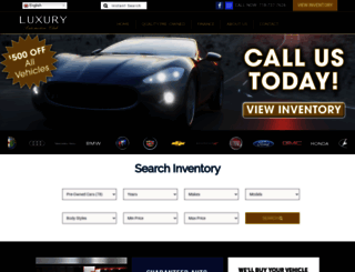 luxuryautomotiveclub.com screenshot