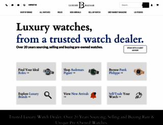 luxurybazaar.com screenshot