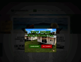 luxurycaravanhire.com.au screenshot