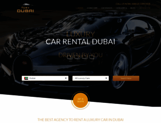 luxurycarrental-dubai.com screenshot