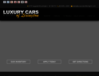 luxurycarsoflexington.com screenshot