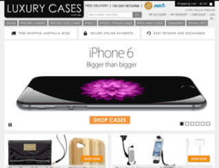 luxurycases.com.au screenshot