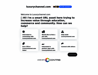 luxurychannel.com screenshot
