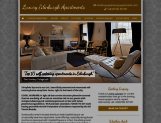 luxuryedinburghapartments.com screenshot