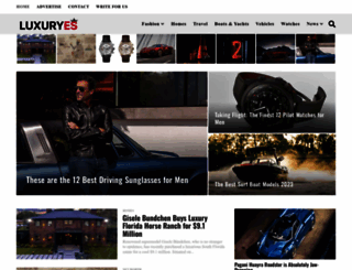 luxuryes.com screenshot
