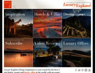luxuryexplorer.com screenshot